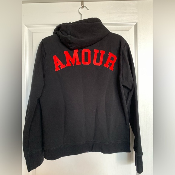Zadig & Voltaire Zip Up Comfy Amour Hoody [Size Large] - Picture 1 of 4